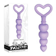 Evolved Sweet Treat - Purple 11.5 cm Beaded Butt Plug with Handle - Anal Toys