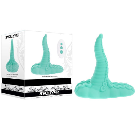 Evolved TENTACLE GRINDER - Green USB Rechargeable Fantasy Grinder Pad with Wireless Remote - STIMULATORS