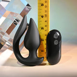 Evolved The Genie Black 11.2 cm Remote Vibrating Plug - ANAL TOYS