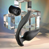 Evolved The Genie Black 11.2 cm Remote Vibrating Plug - ANAL TOYS