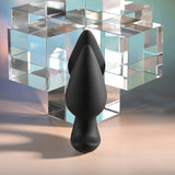 Evolved The Genie Black 11.2 cm Remote Vibrating Plug - ANAL TOYS
