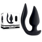 Evolved The Genie Black 11.2 cm Remote Vibrating Plug - ANAL TOYS