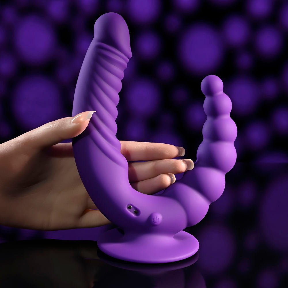 Evolved THE RIDER - Double Ended Vibrator with Wireless Remote - VIBRATORS