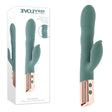 Evolved The Shimmy Green Thrusting Rabbit Vibrator | USB Rechargeable - VIBRATORS