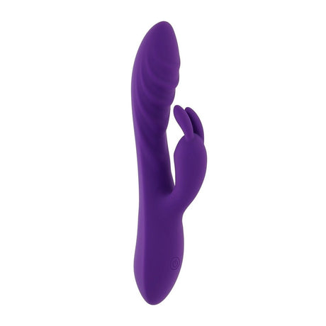 Evolved WAVY RABBIT - Purple 20.6 cm USB Rechargeable Rabbit Vibrator - VIBRATORS