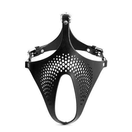 Ex Machina Genuine Leather Mask Black - Naughty by Nature Adult Store