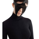 Ex Machina Genuine Leather Mask Black - Naughty by Nature Adult Store
