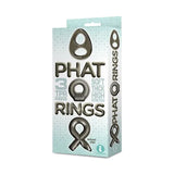 The 9's Phat Rings - Smoke Cock Rings - Set of 3 - Naughty by Nature Adult Store