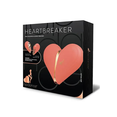 LAPDANCE Heartbreaker - Pink USB Rechargeable Pulsating & Licking Stimulators - Naughty by Nature Adult Store