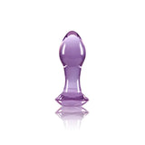 Crystal Gem - Purple 9 cm Glass Butt Plug - Naughty by Nature Adult Store