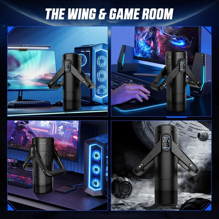 CyberSkin The Wing - Thrusting & Massaging Auto Masturbator with Heater - Naughty by Nature Adult Store