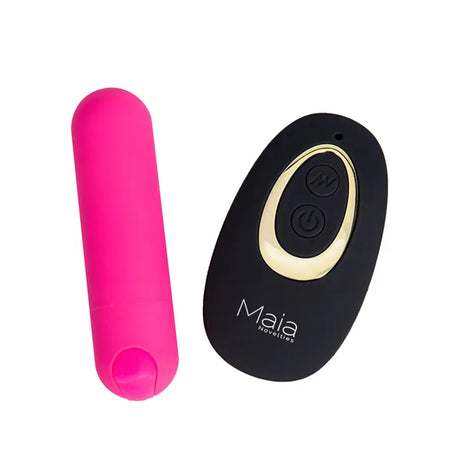 Maia DATE NIGHT PANTY S/M VIBE - Pink Rechargeable Bullet & Remote - Naughty by Nature Adult Store