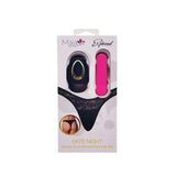 Maia DATE NIGHT PANTY S/M VIBE - Pink Rechargeable Bullet & Remote - Naughty by Nature Adult Store