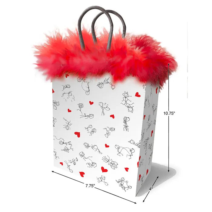 Stick Figures Gift Bag - Novelty Gift Bag - Naughty by Nature Adult Store