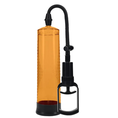 PUMPED Basic Pump 2 - Orange - Orange Penis Pump - Naughty by Nature Adult Store