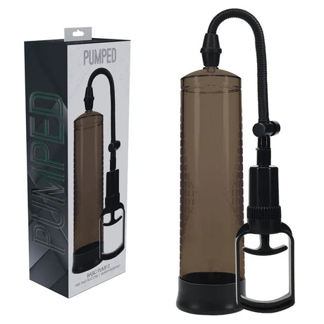 PUMPED Basic Pump 2 - Black - Black Penis Pump - Naughty by Nature Adult Store