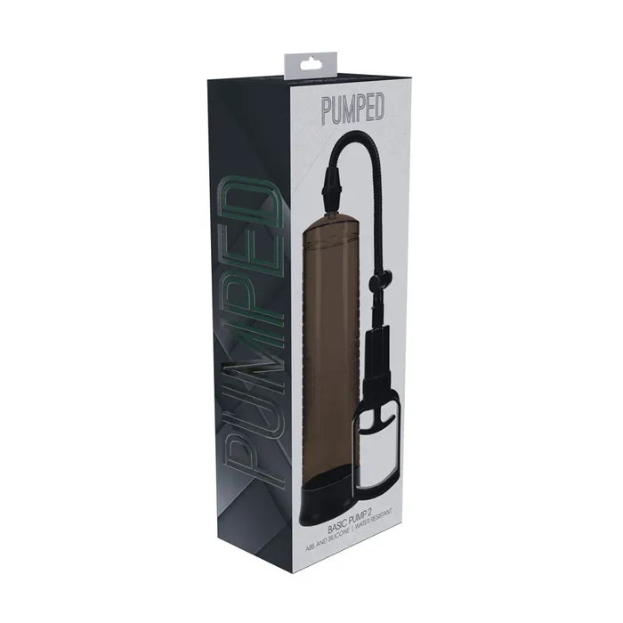 PUMPED Basic Pump 2 - Black - Black Penis Pump - Naughty by Nature Adult Store