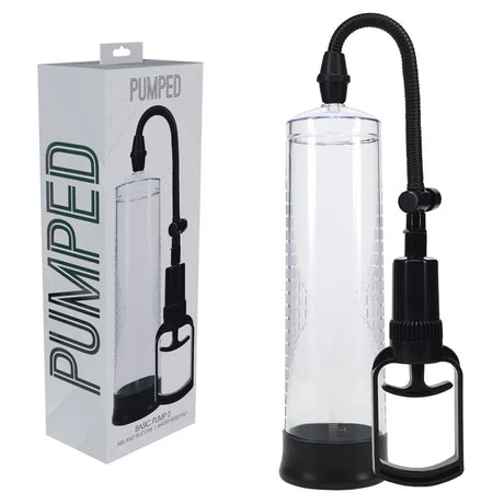 PUMPED Basic Pump 2 - Transparent - Clear Penis Pump - Naughty by Nature Adult Store