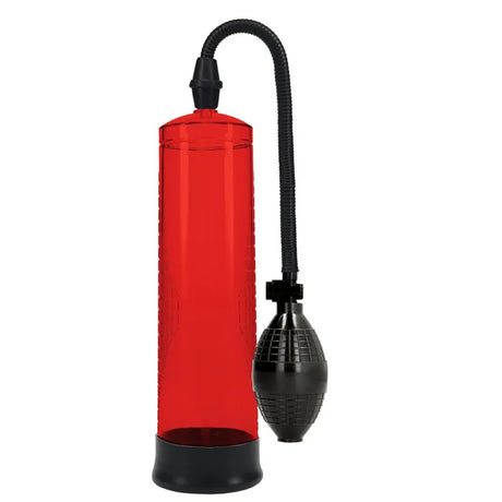 PUMPED Basic Pump 1 - Red - Red Penis Pump - Naughty by Nature Adult Store