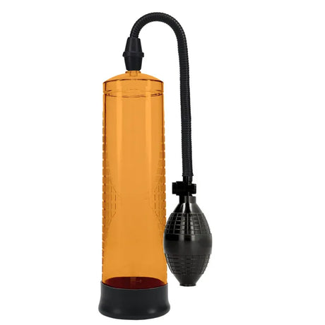 PUMPED Basic Pump 1 - Orange - Orange Penis Pump - Naughty by Nature Adult Store