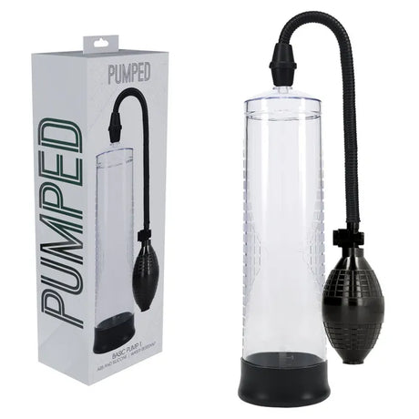 PUMPED Basic Pump 1 - Transparent - Clear Penis Pump - Naughty by Nature Adult Store