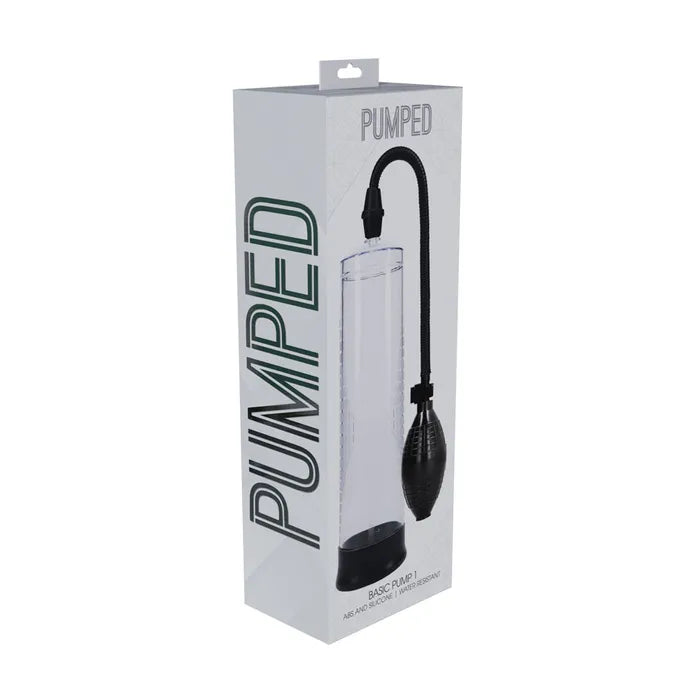 PUMPED Basic Pump 1 - Transparent - Clear Penis Pump - Naughty by Nature Adult Store