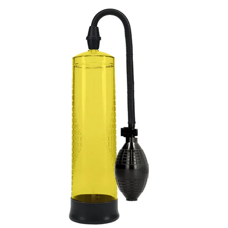 PUMPED Basic Pump 1 - Yellow - Yellow Penis Pump - Naughty by Nature Adult Store