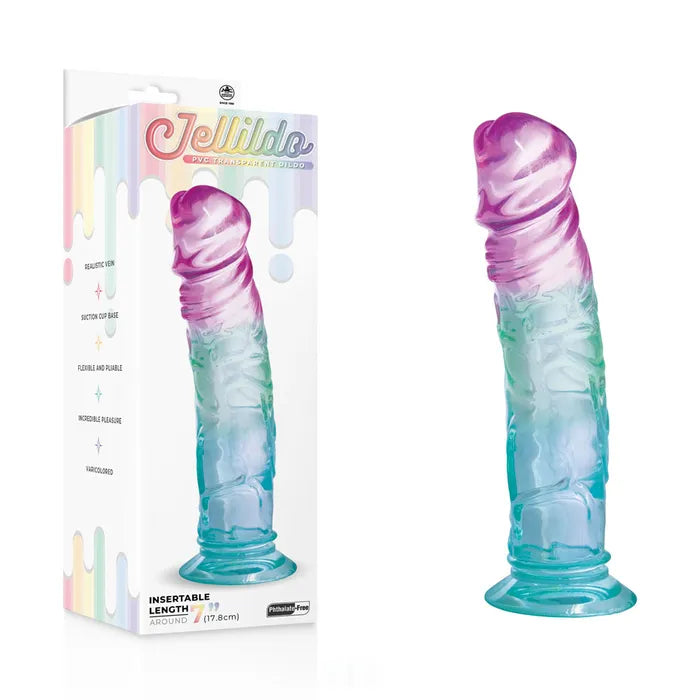 Jellido 18cm Dildo - Clear Coloured - Naughty by Nature Adult Store
