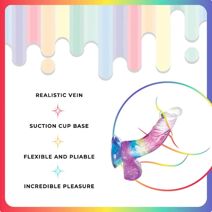 Jellido 14cm Curved Dildo - Clear Coloured - Naughty by Nature Adult Store