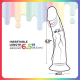Jellido 16.5cm Dildo - Clear Coloured - Naughty by Nature Adult Store