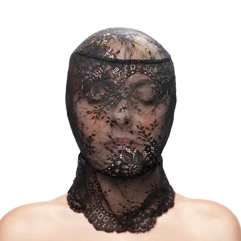 Fetish & Fashion - Lace Hood - Black - Naughty by Nature Adult Store