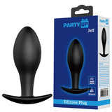 Party Up JEFF Silicone Plug - Black 8.5 cm