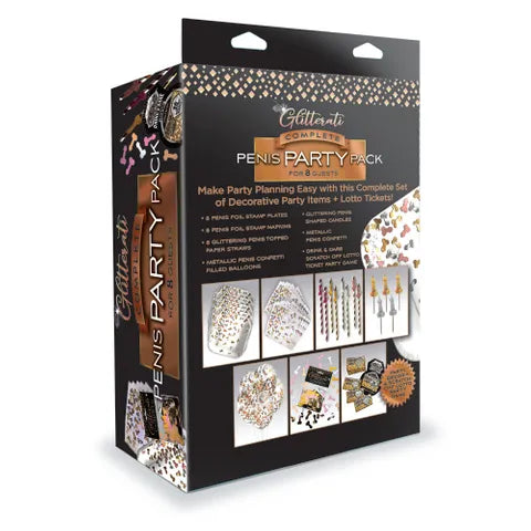 Glitterati Complete Penis Party Pack