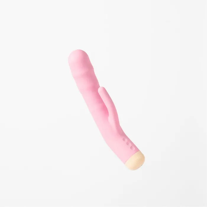 Girls Get Off - DeeDee - Pink Thrusting Rabbit Vibrator