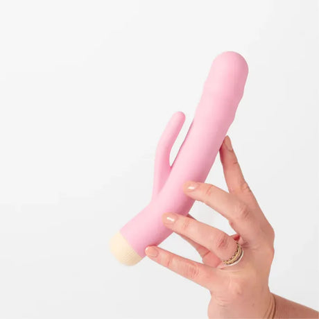 Girls Get Off - DeeDee - Pink Thrusting Rabbit Vibrator