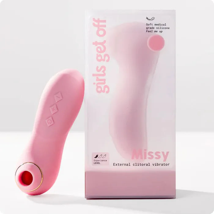 Girls Get Off - Missy - Pink Air Pulse Clitoral Stimulator