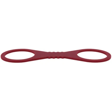 Sex And Mischief Enchanted Large Silicone Cuffs Burgundy Restraints