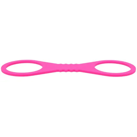 Sex and Mischief Large Hot Pink Silicone Cuffs Restraints