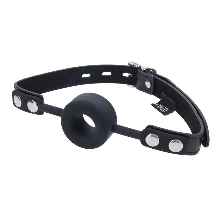 EDGE Silicone Ring Gag Black Mouth Restraint