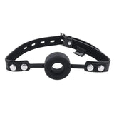 EDGE Silicone Ring Gag Black Mouth Restraint