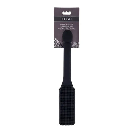 Edge Pins and Needles Silicone Paddle Black With Insertable Handle