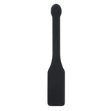 Edge Cunt Silicone Paddle Black With Insertable Handle