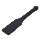 Edge Cunt Silicone Paddle Black With Insertable Handle