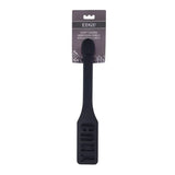 Edge Cunt Silicone Paddle Black With Insertable Handle