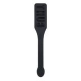 Edge Cunt Silicone Paddle Black With Insertable Handle