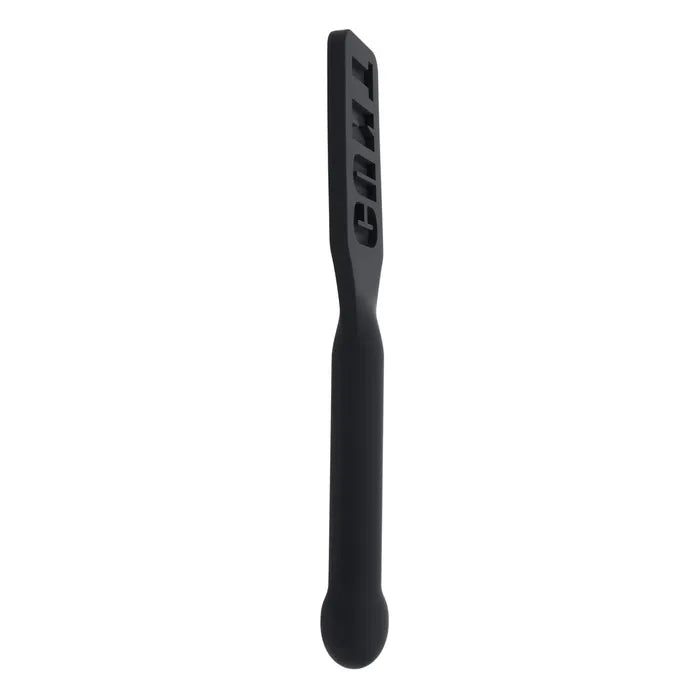 Edge Cunt Silicone Paddle Black With Insertable Handle