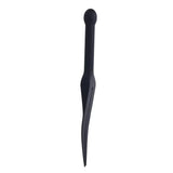 Edge Silicone Tawse Black Insertable Handle Bondage Whip