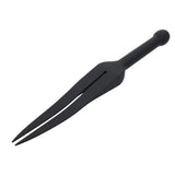 Edge Silicone Tawse Black Insertable Handle Bondage Whip