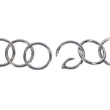 Edge Tuggable Clover Clamps Metal Nipple Restraints