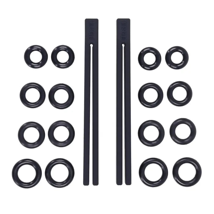 Edge Silicone Pinching Rods Black Nipple Restraints for Sensual Play